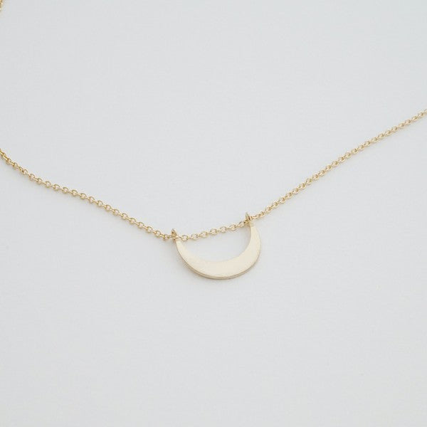 La Luna Crescent Moon Necklace