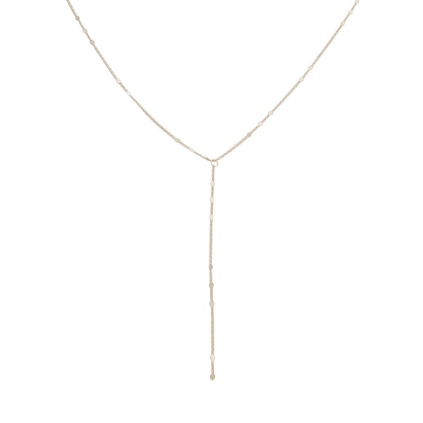 Morse Code Lariat Necklace