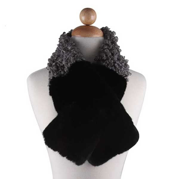 Mixed Fur Scarf