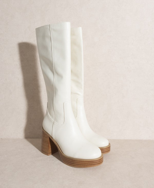 Oasis Society Juniper Platform Knee High Boots