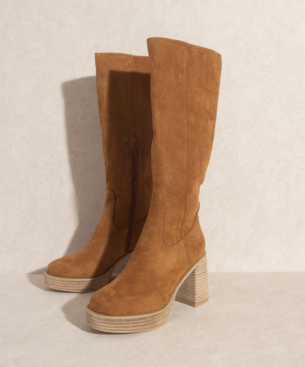 Oasis Society Juniper Platform Knee High Boots
