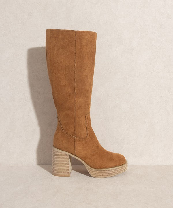 Oasis Society Juniper Platform Knee High Boots