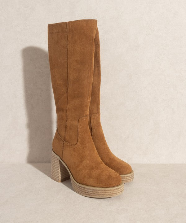 Oasis Society Juniper Platform Knee High Boots