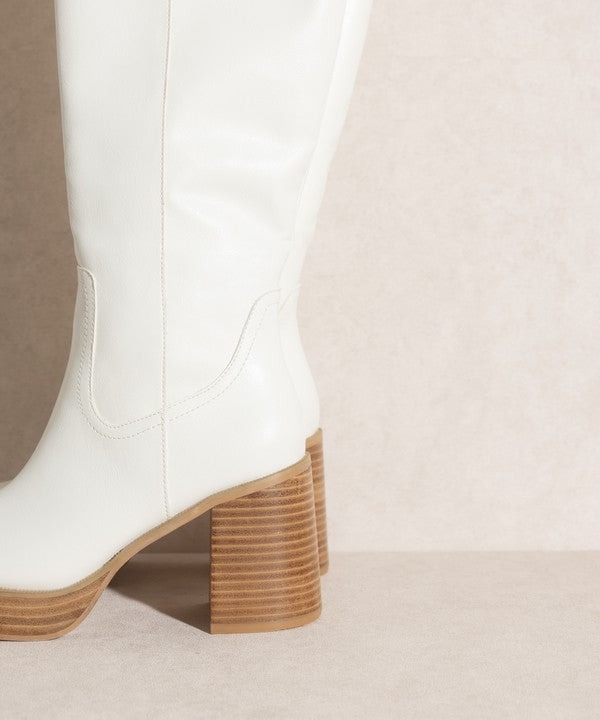Oasis Society Juniper Platform Knee High Boots