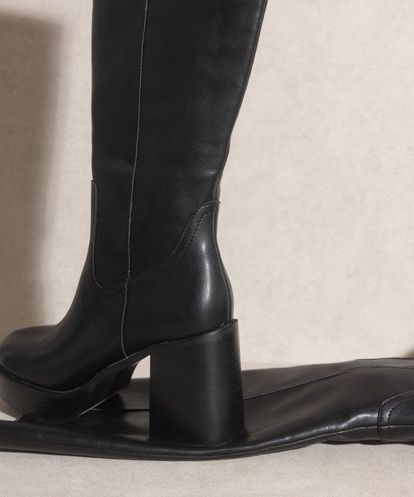 Oasis Society Juniper Platform Knee High Boots