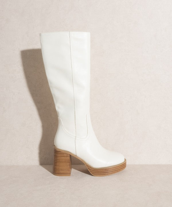 Oasis Society Juniper Platform Knee High Boots