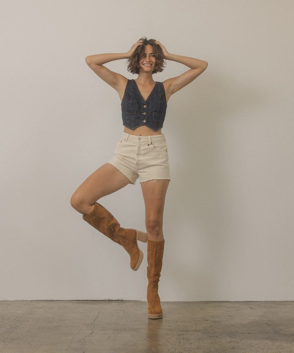 Oasis Society Juniper Platform Knee High Boots