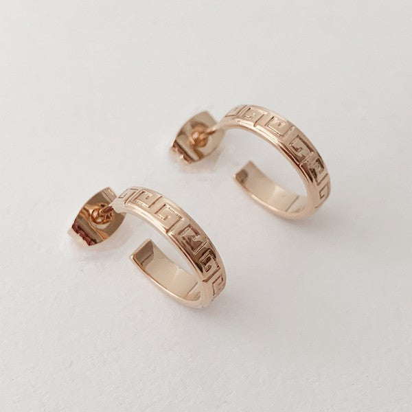 Greek Hoops - Small