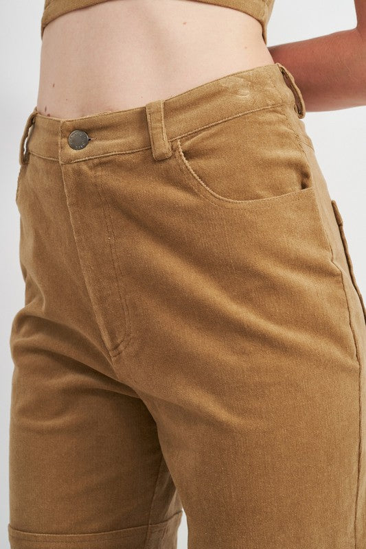 Relaxed Fit Corduroy Pants