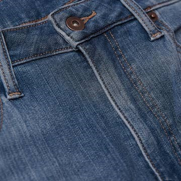Jeans Comfort Straight Fit Medium Indigo Wash