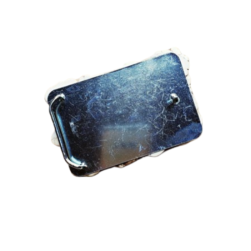 White Turquoise Slab Belt Buckle Small