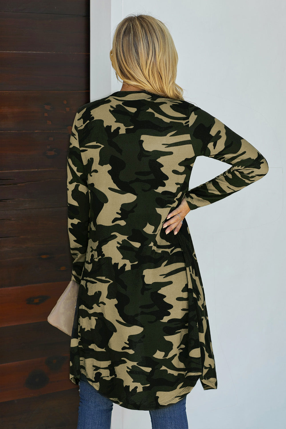 Open Front Longline Cardigan