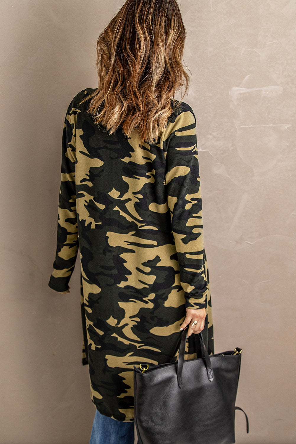 Open Front Longline Cardigan