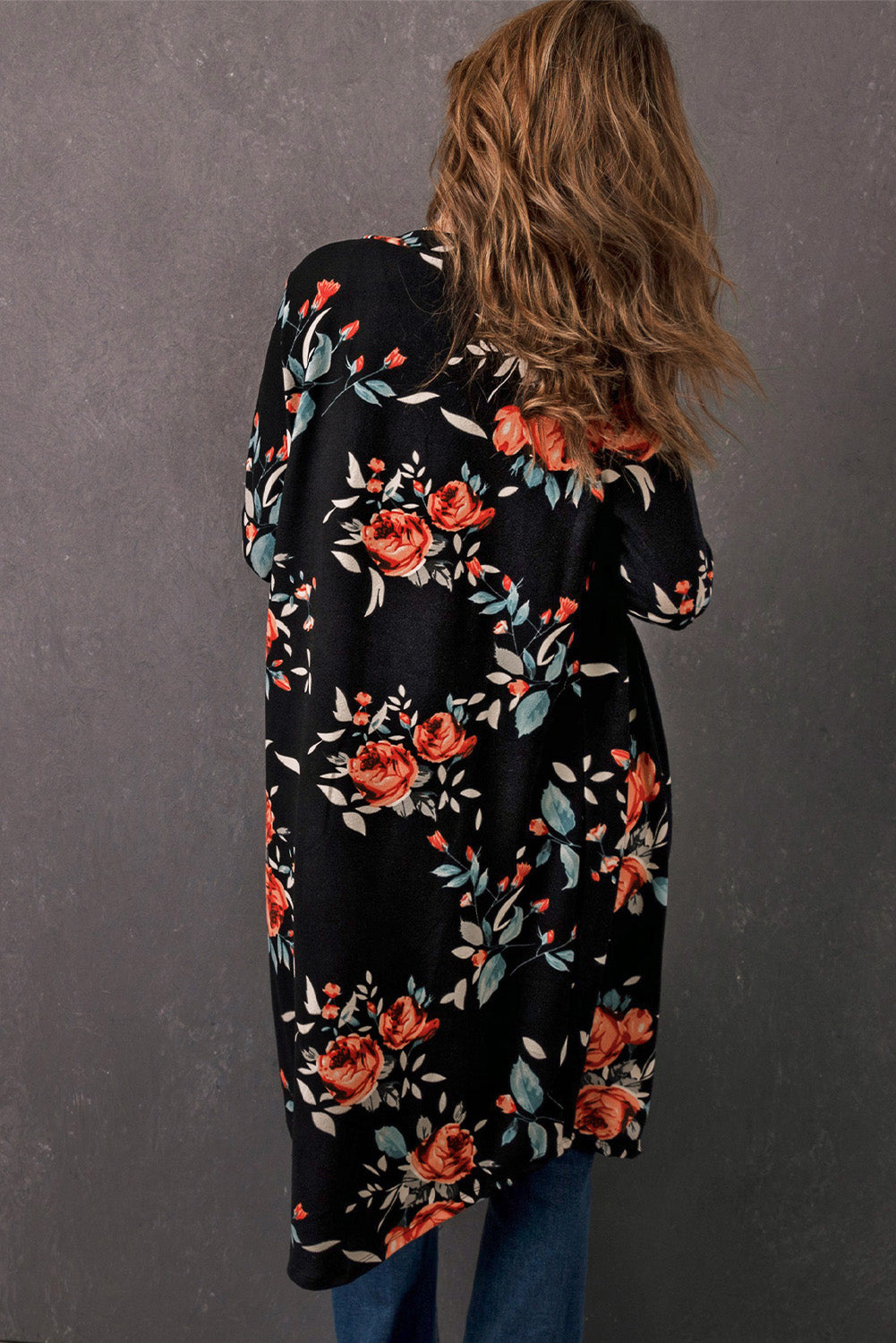 Open Front Longline Cardigan