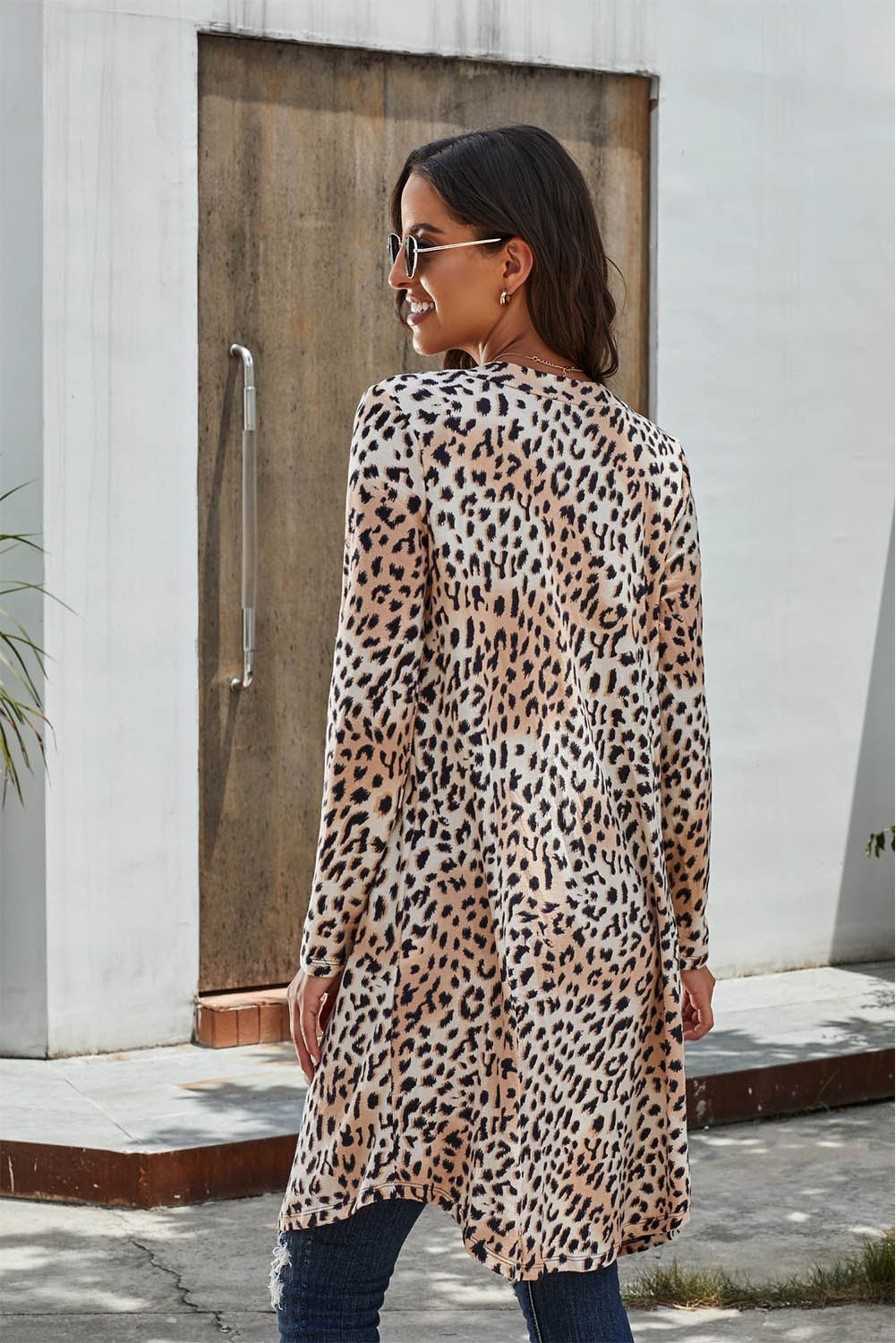 Open Front Longline Cardigan