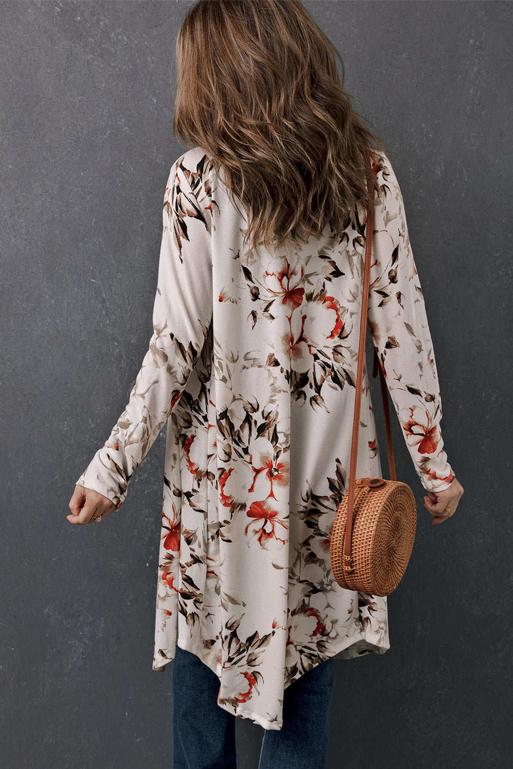 Open Front Longline Cardigan