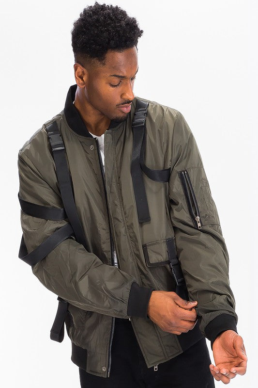 Men's Utility Strap Jacket