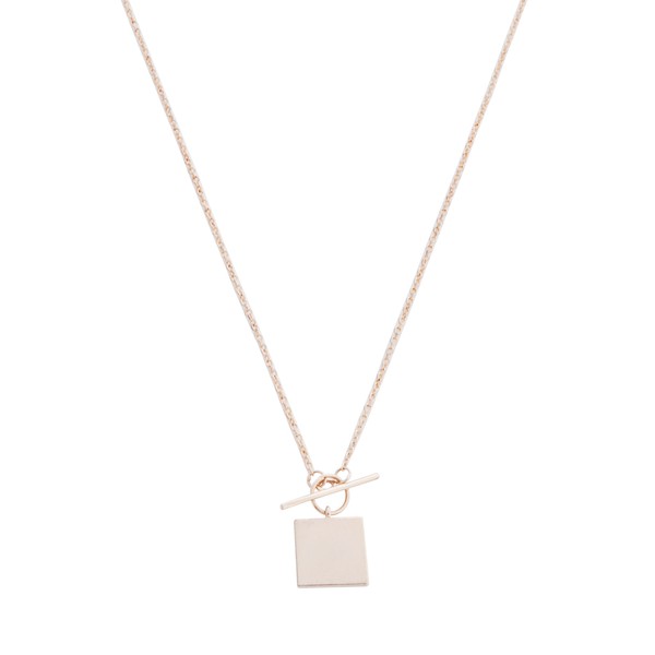 Gwyneth Toggle Charm Necklace