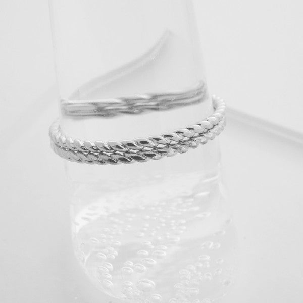 Twisted Rope Rings