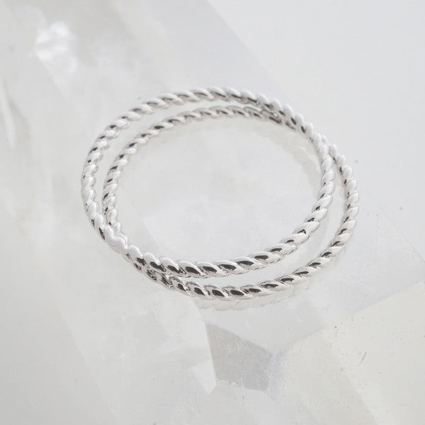Twisted Rope Rings