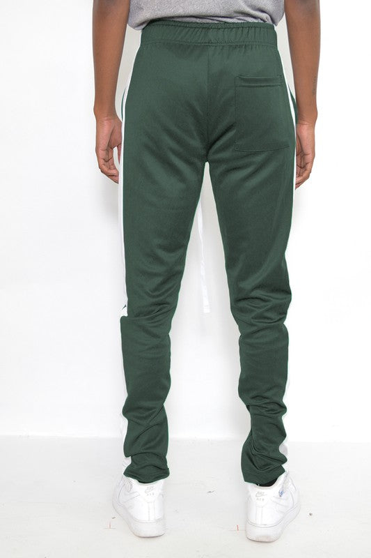 Slim Fit Single Stripe Track Pants