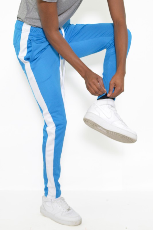 Slim Fit Single Stripe Track Pants