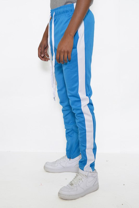 Slim Fit Single Stripe Track Pants