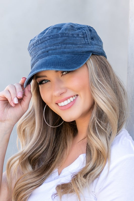 Distressed Cadet Hat