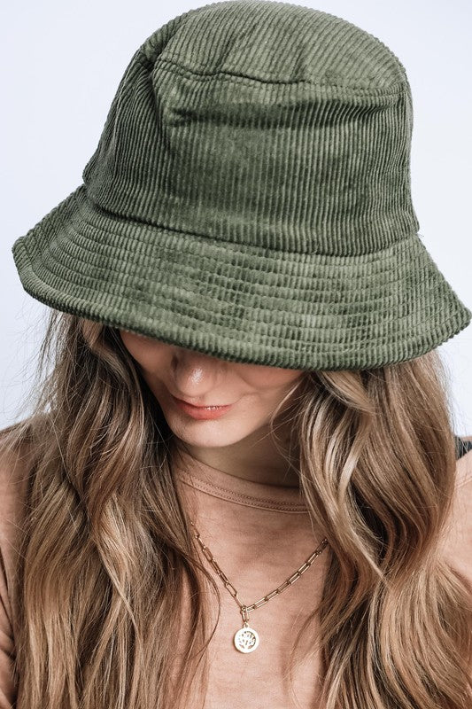 Corduroy Bucket Hat