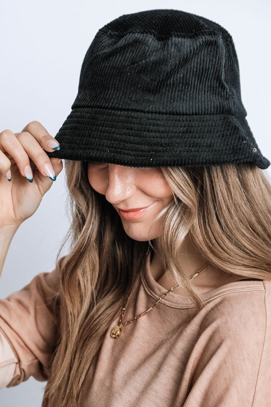 Corduroy Bucket Hat