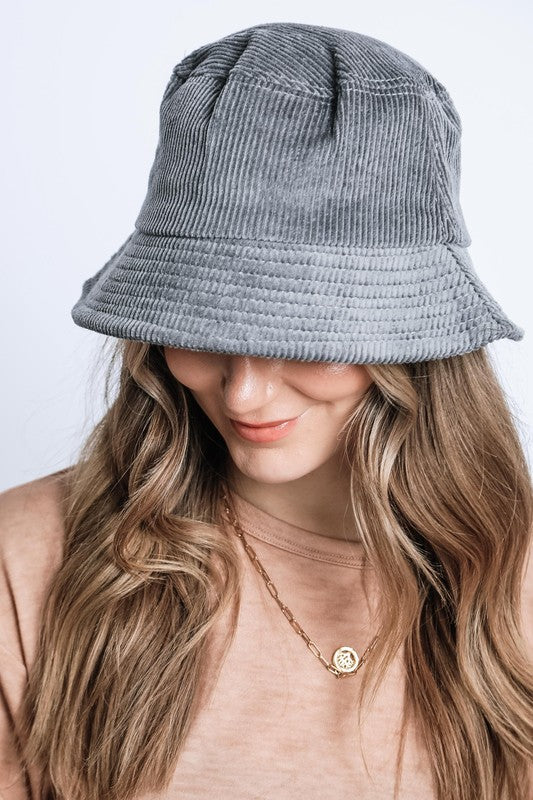 Corduroy Bucket Hat