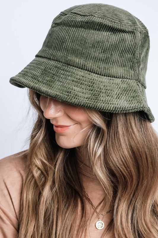 Corduroy Bucket Hat