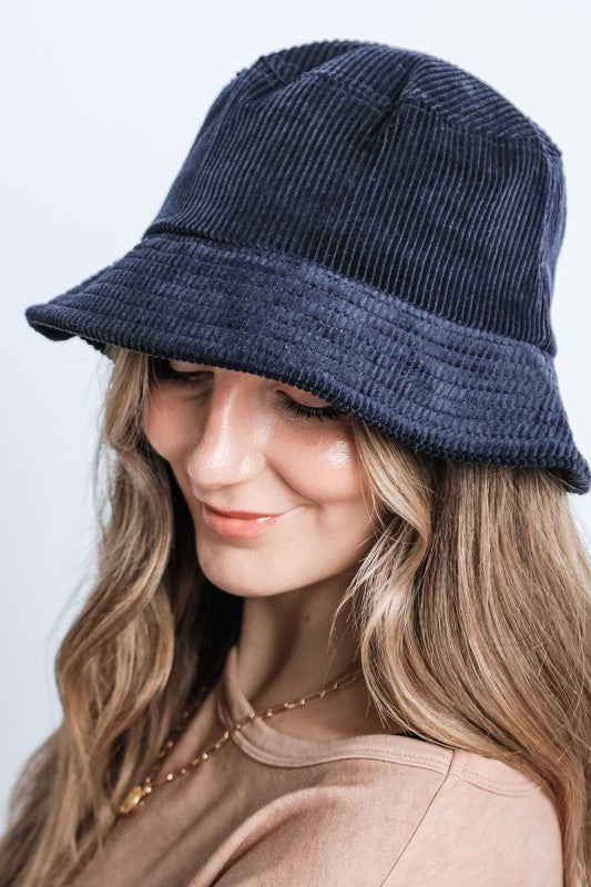 Corduroy Bucket Hat