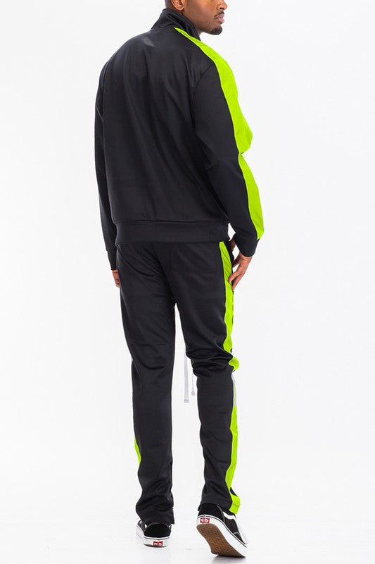 Single Stripe Solid Track Suit