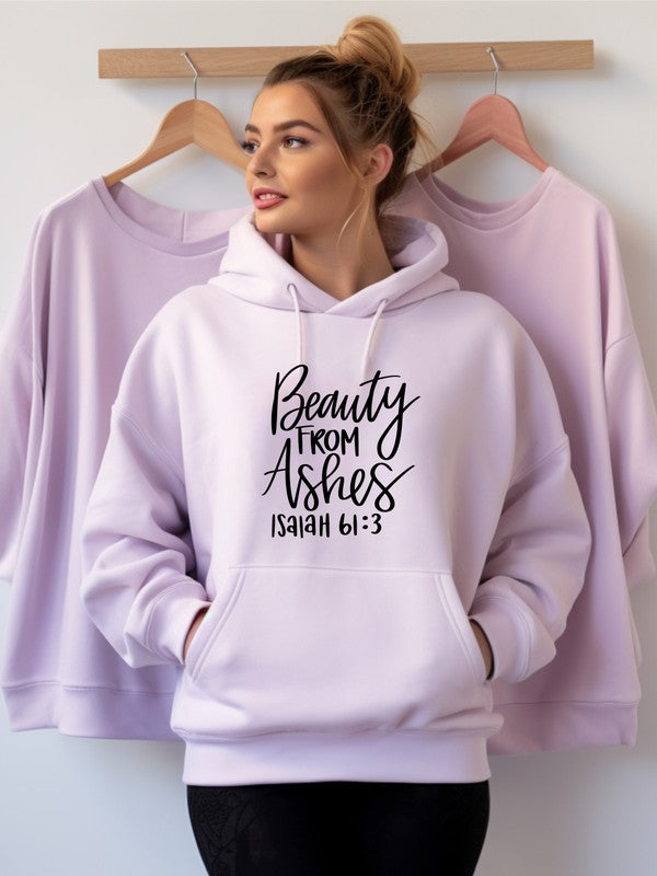 Beauty for Ashes Isaiah 61 3  Graphic Hoodie