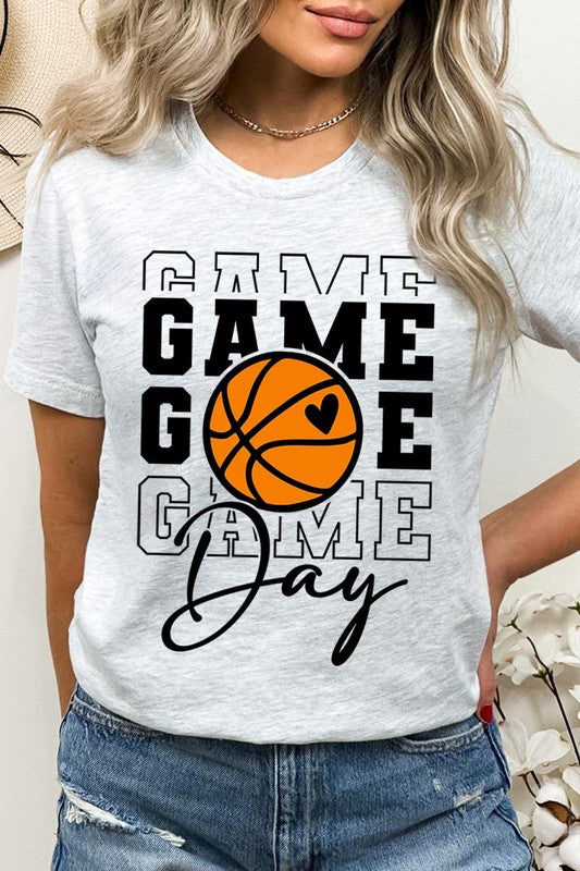 Game Day Basketball Graphic T Shirts