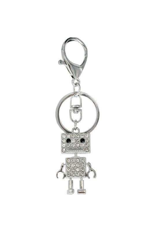 RHINESTONE ROBOT KEY HOLDER