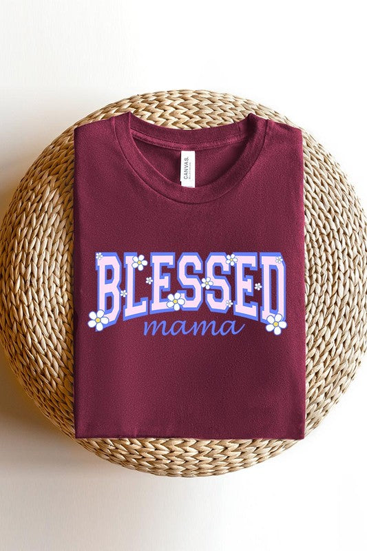 Blessed Mama Mothers Day Graphic T Shirts