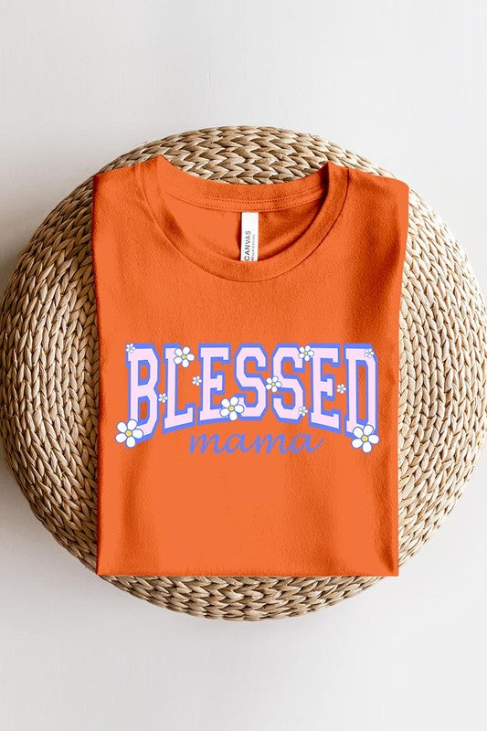 Blessed Mama Mothers Day Graphic T Shirts