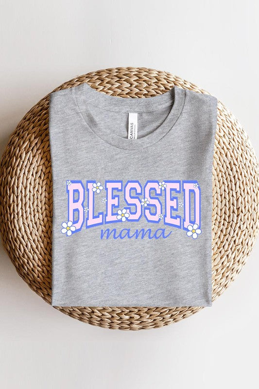 Blessed Mama Mothers Day Graphic T Shirts