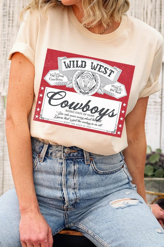 Wild West Cowboys Graphic T Shirts