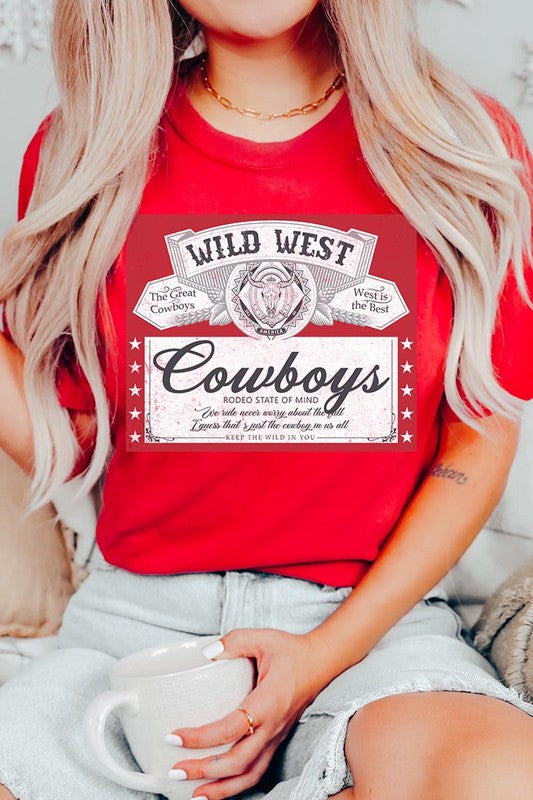 Wild West Cowboys Graphic T Shirts