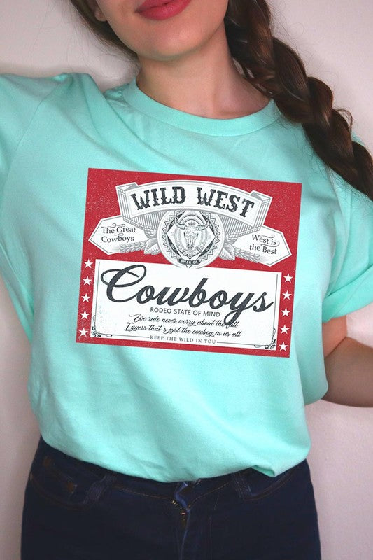 Wild West Cowboys Graphic T Shirts