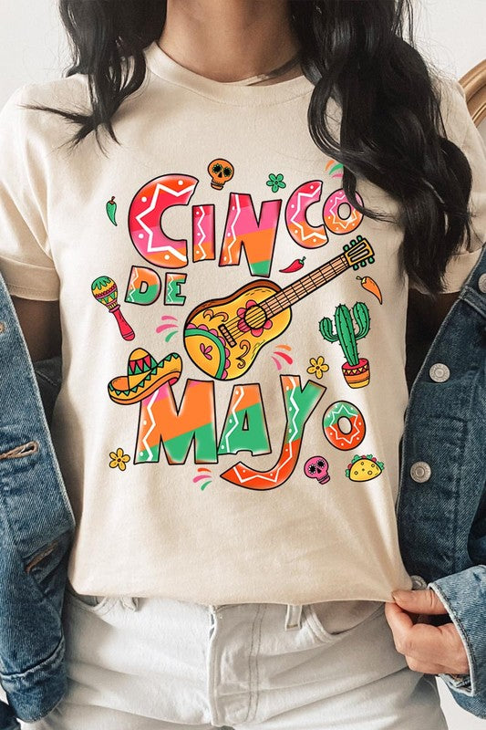 Cinco De Mayo Mexico Party Graphic T Shirts