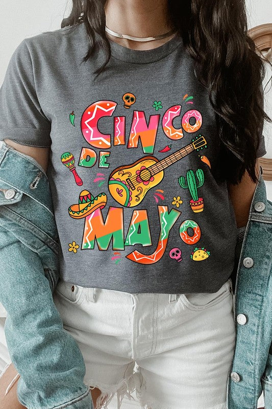 Cinco De Mayo Mexico Party Graphic T Shirts