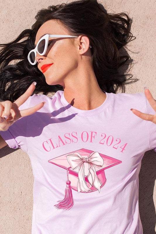 Coquette Class of 2024 Graphic T Shirts