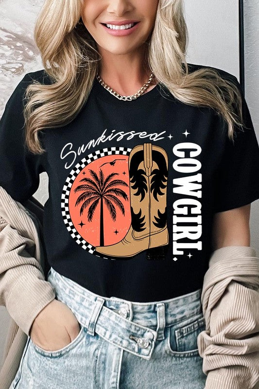 Sunkissed Cowgirl Graphic T Shirts