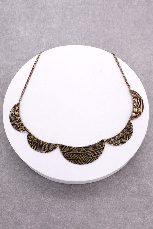 BOHEMIAN AZTEC PATTERN NECKLACE