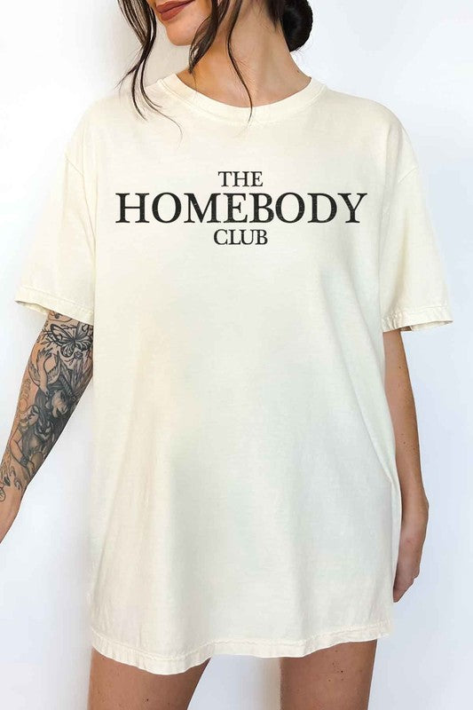 THE HOMEBODY CLUB OVERSIZED GRAPHIC TEE