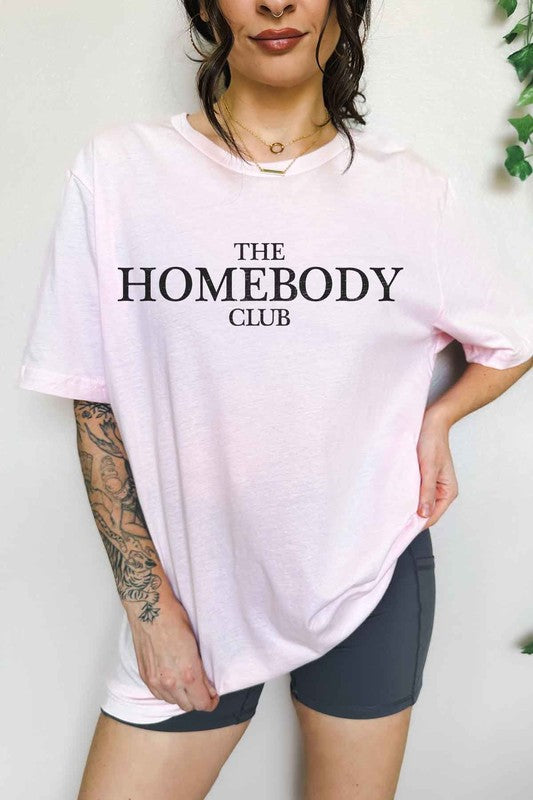 THE HOMEBODY CLUB OVERSIZED GRAPHIC TEE